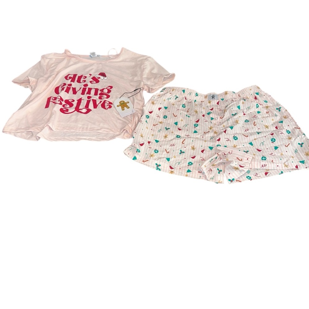 Better Together women’s Dreamy Nights Christmas Pajama Set Size Small NWT‎